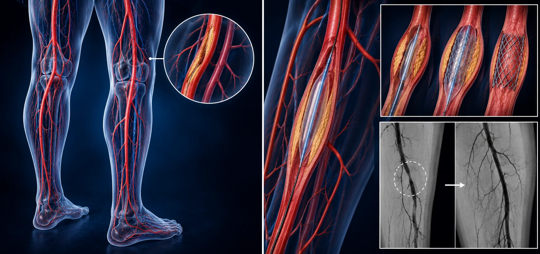 Lower Limb Angioplasty for vascular assessment